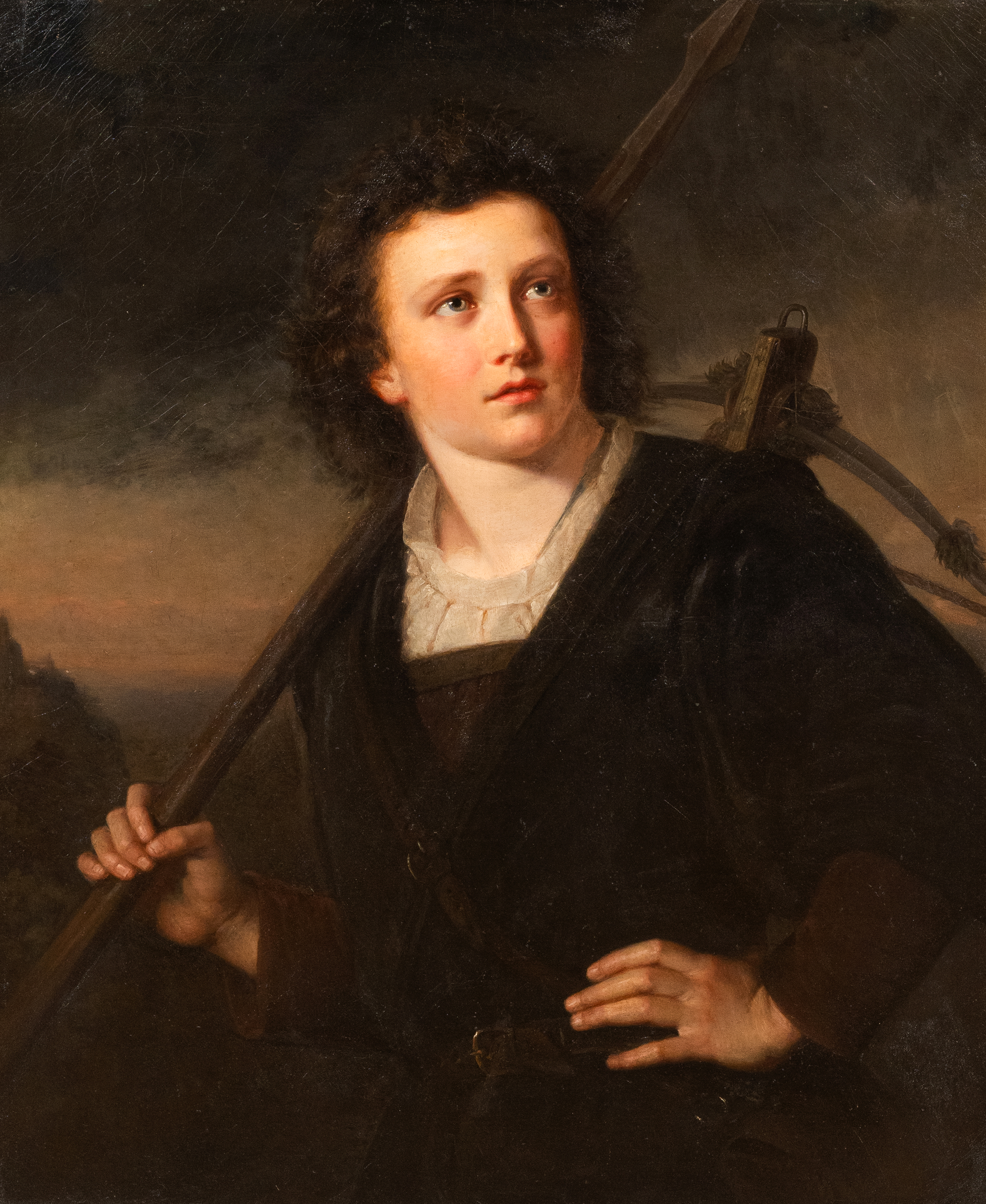 Albert Kornek, Un jeune archer, 1880